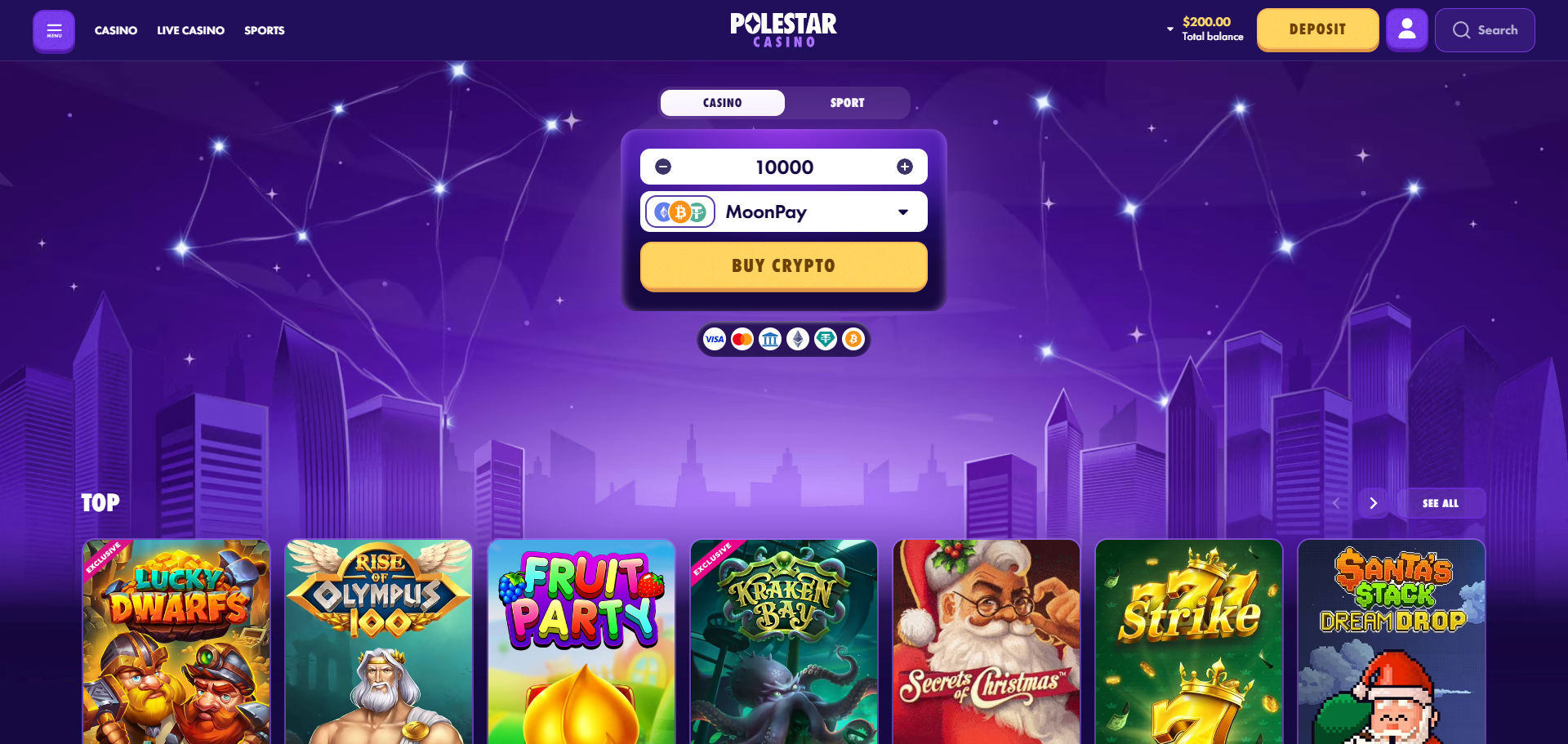 Polestar Casino Home