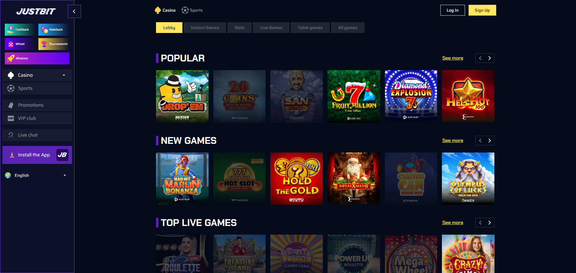JustBit Casino Review